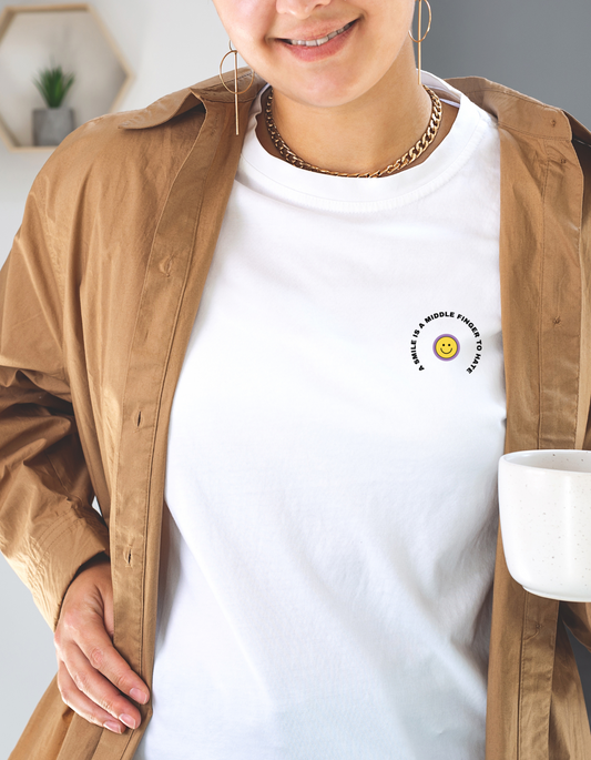 Middle Finger To Hate Crew T-Shirt