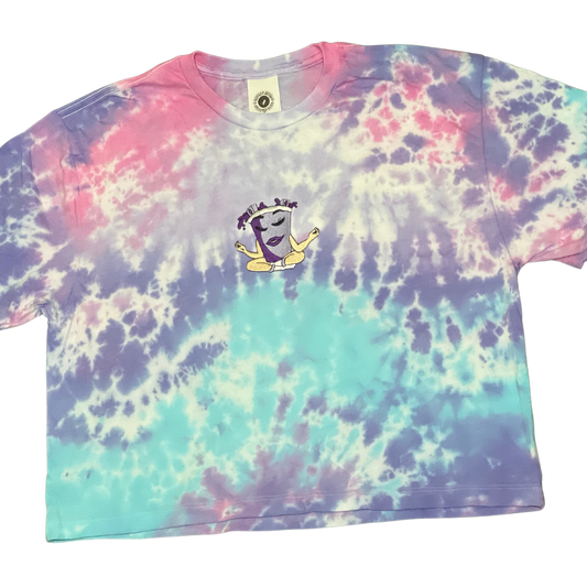 intuitive Girl Tie-Dye Cropped Tee